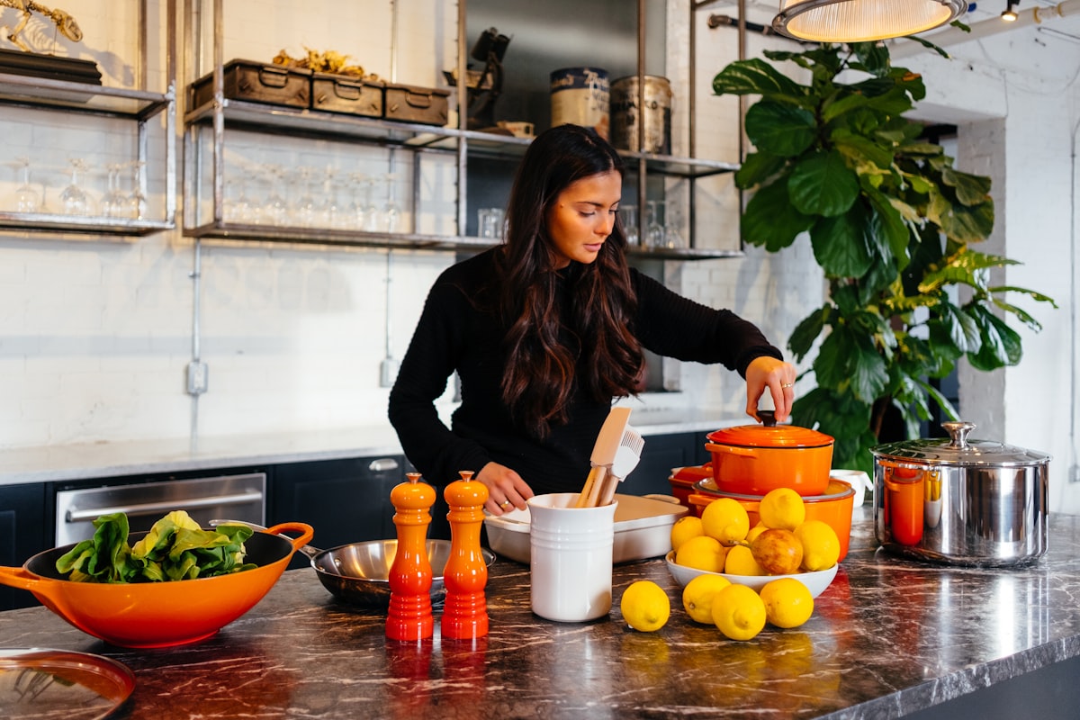 Fresh herbs and spices for flavor and wellness